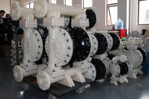 Air Operated Pump with Double Diaphragm for High Viscosity Medium